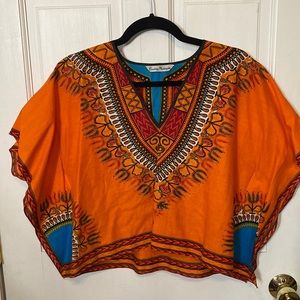 Courtney Washington Cropped Tribal Top